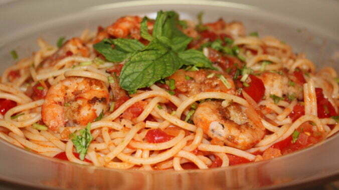 Tomato Shrimp Pasta Recipe - Chibog Mates