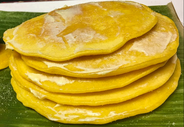 Cheese Triangles :: quesadillas on corn tortillas
